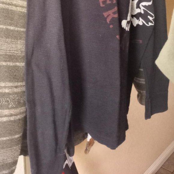 American Eagle Vintage Retro Black Large Shirt - Picture 2 of 9